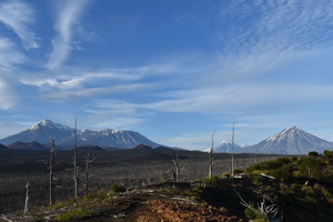 The highest volcanoes of Kamchatka and Valley of Geysers